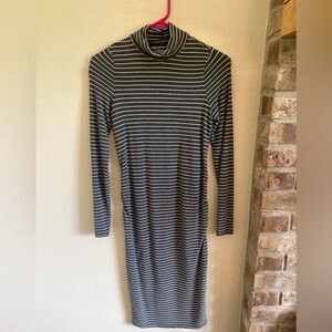 A Pea in the Pod mock turtleneck dress. Worn only a few times.